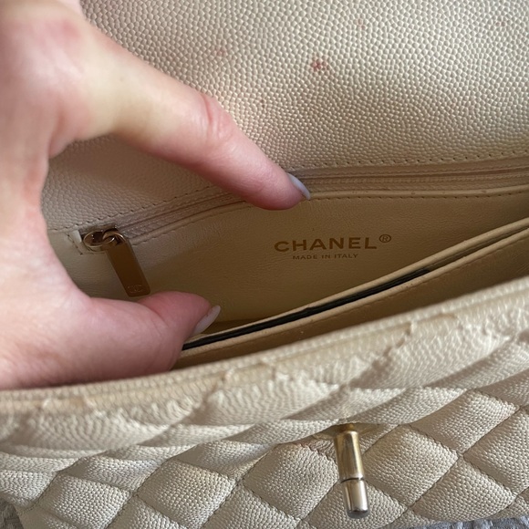 Chanel Small Lizard Trimmed Coco Handle Bag - Picture 8 of 10